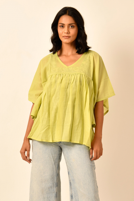 Bud Green Voil Tunic