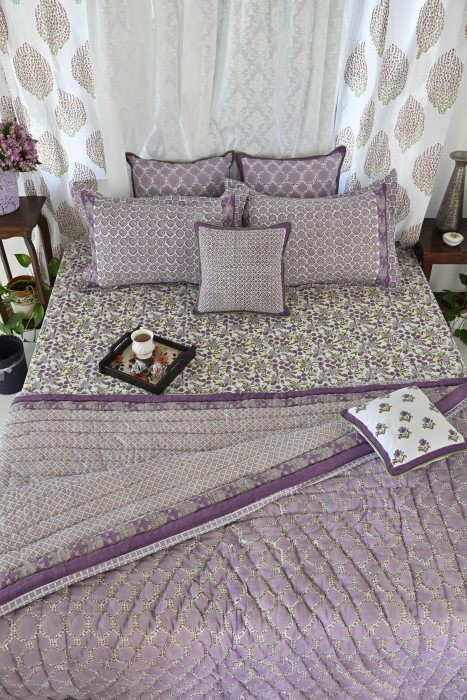 Purple Moon Lavish Lavender Bed Cover-90"X108"