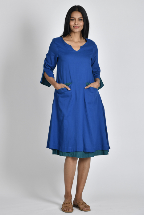 Plain Jane (Blue) Moss Dress