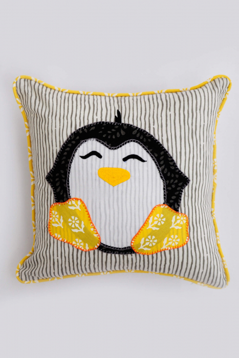 Penguin Baby Cushion Cover