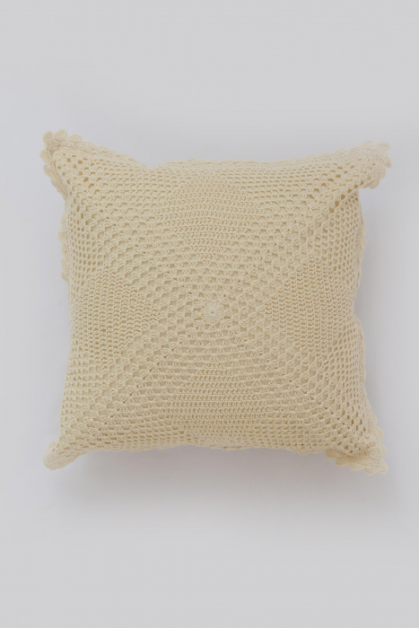 Crochet Diamond 12*12 Cushion Cover