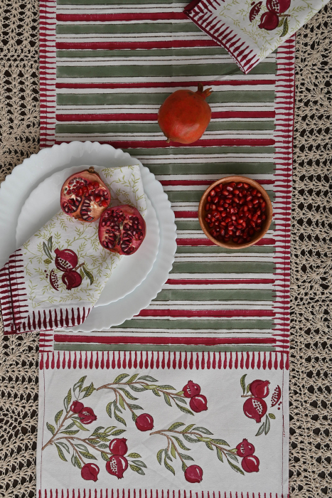 Pomegranate Table Runner