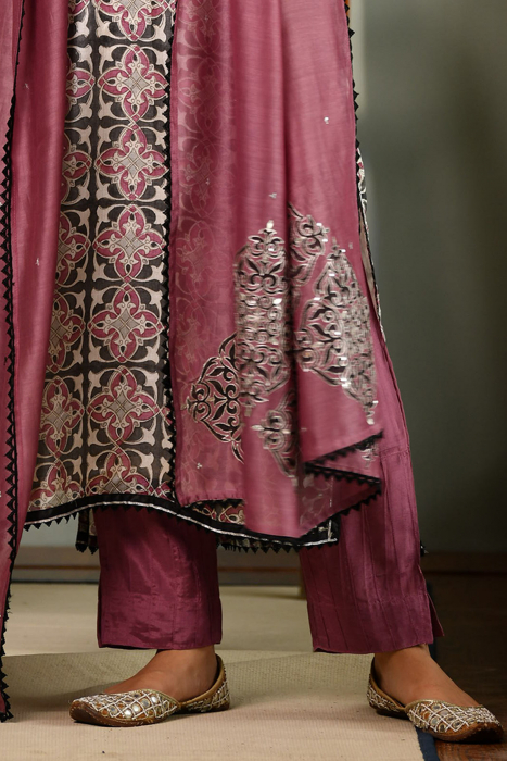 Back To Morocco Assam Silk Straight Pant