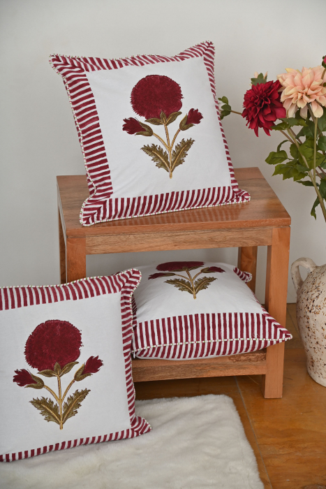 Red Poppies Big 16*16 Cushion Cover