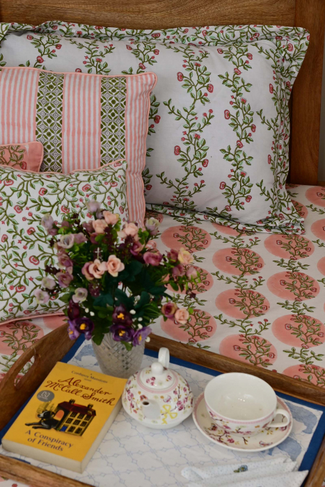 Blooming Trail Pillow Cover